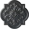 Ekena Millwork Bonetti Ceiling Medallion (Fits Canopies up to 5 1/8"), Hand-Painted Pewter, 20"OD x 1 3/4"P CM20BOPES - alternate 1